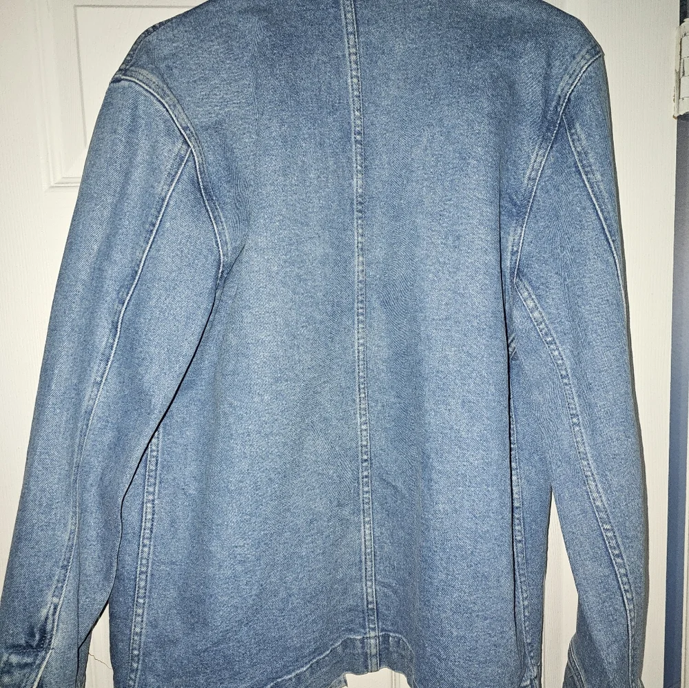 A.P.C. × BRAIN DEAD - Blue and Yellow Denim Jacket - Picture 4 of 4
